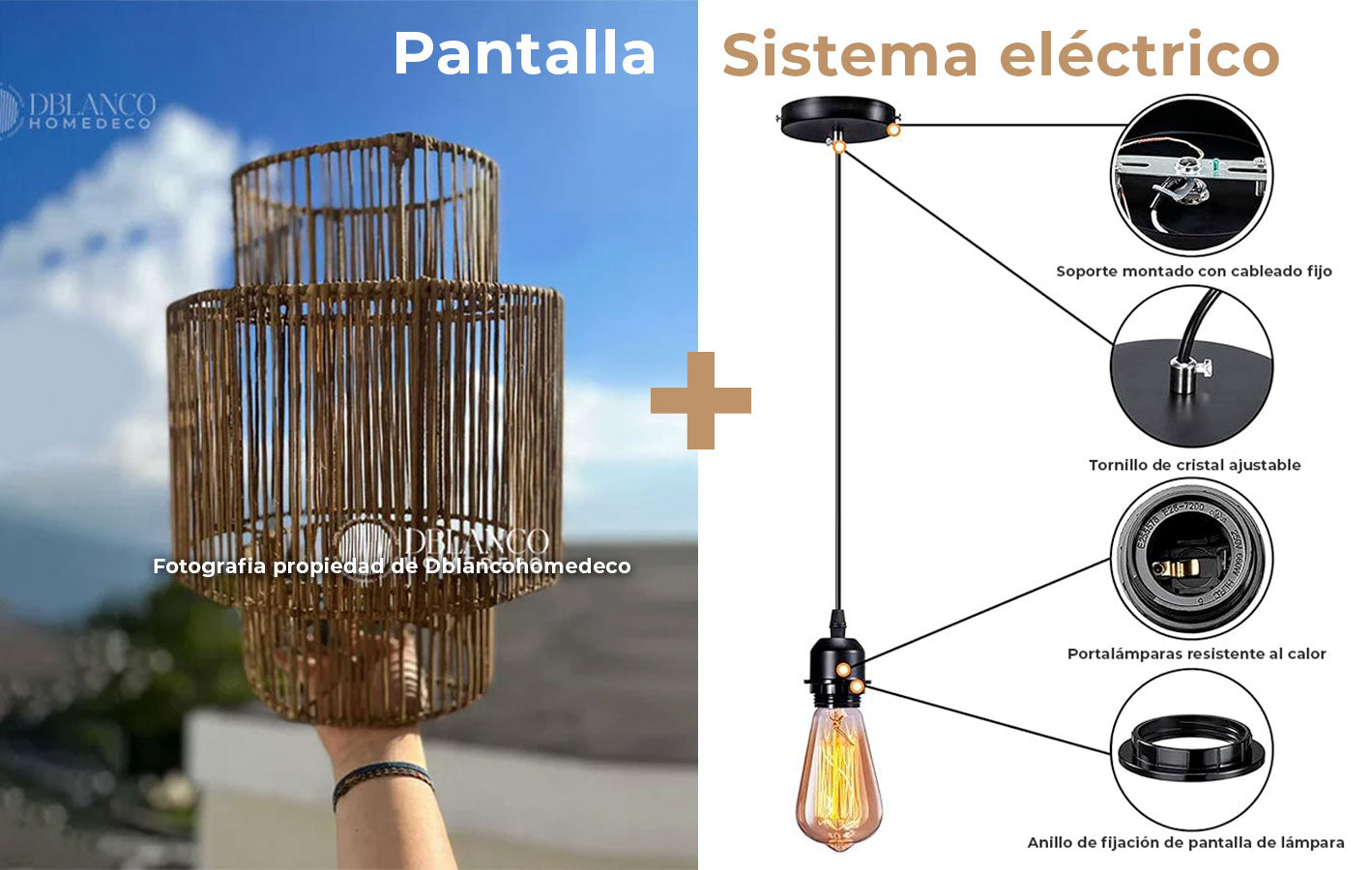 PANTALLA 3 NIVELES (LÁMPARA)