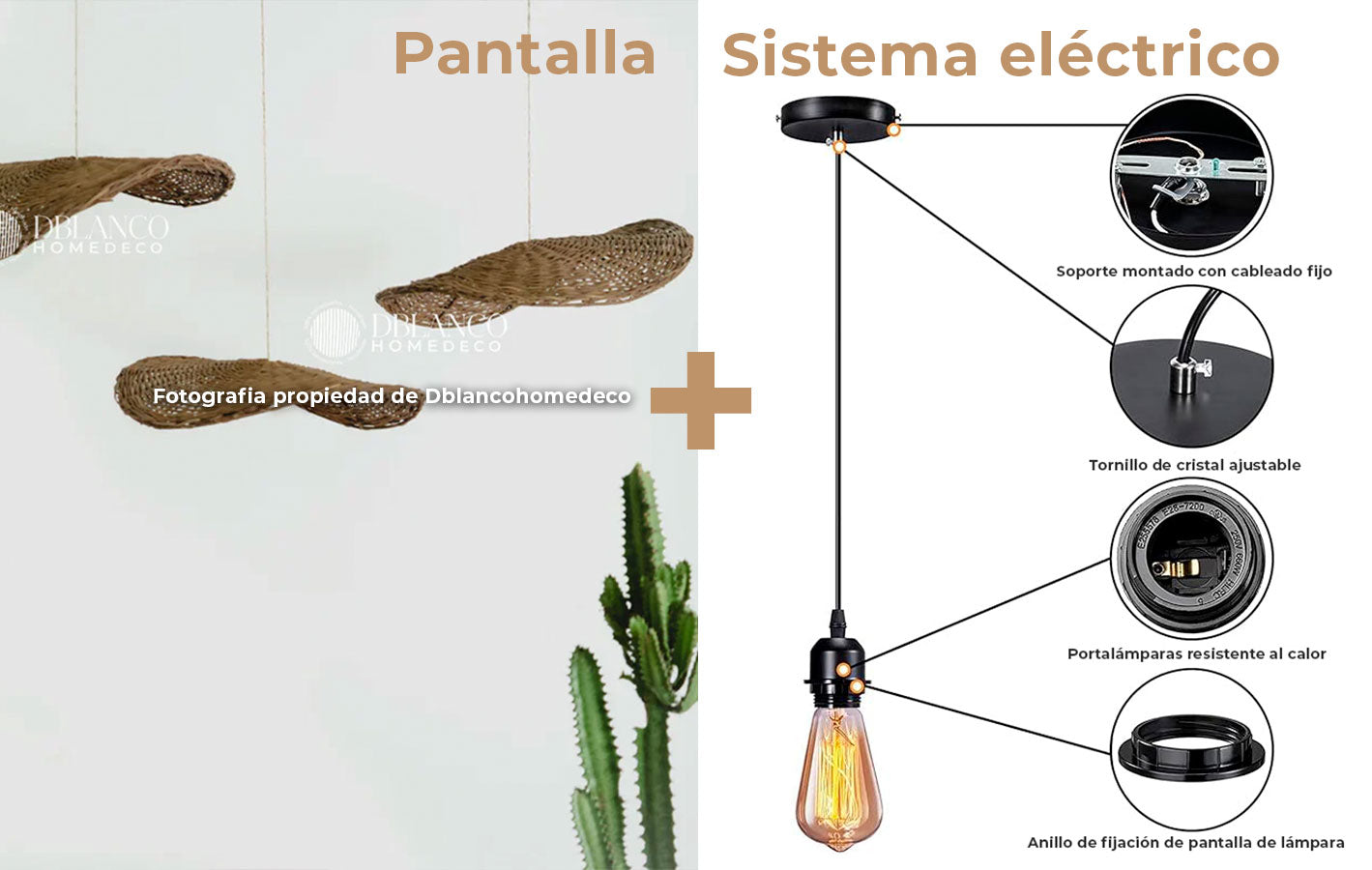 PANTALLA PULPO TEJIDO COMPLETO