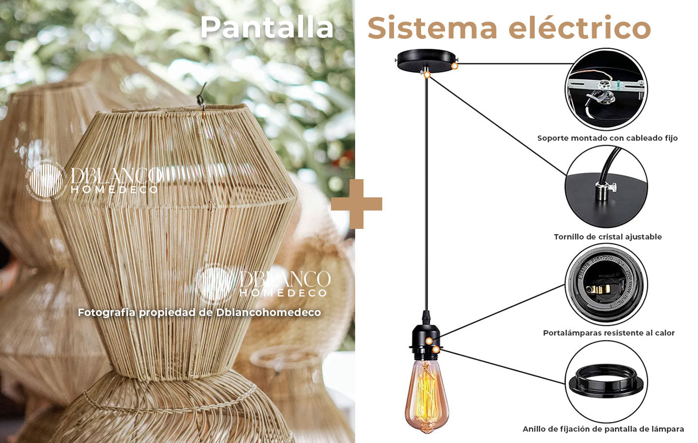 PANTALLA CONICA (LÁMPARA)