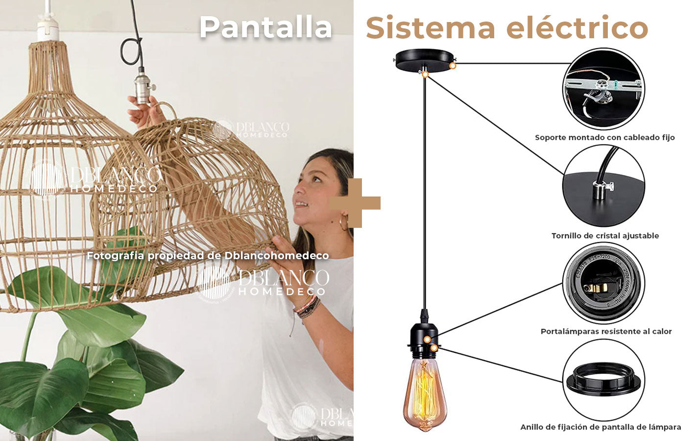 PANTALLA BOHEMIAN REDONDA (LÁMPARA)