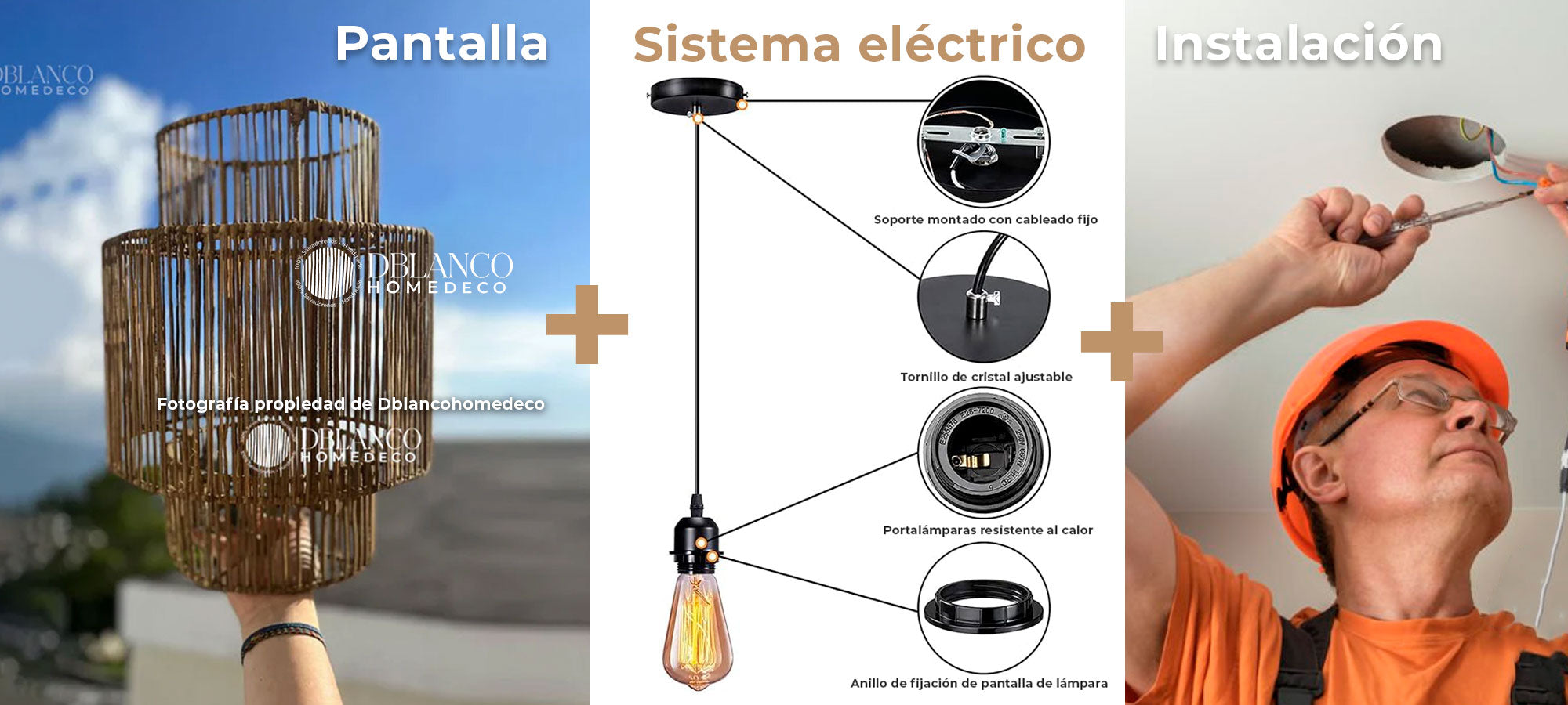 PANTALLA 3 NIVELES (LÁMPARA)