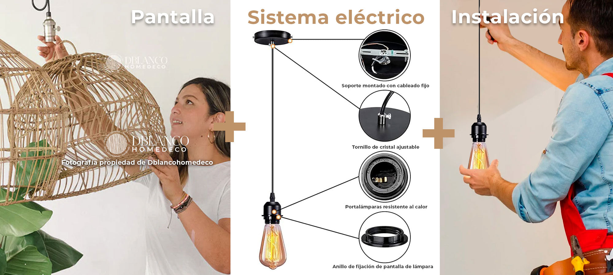 PANTALLA BOHEMIAN REDONDA (LÁMPARA)