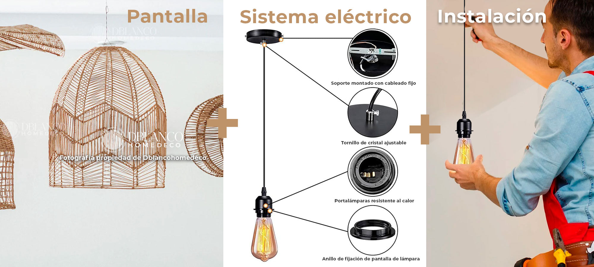 PANTALLA BOHO (LÁMPARA)