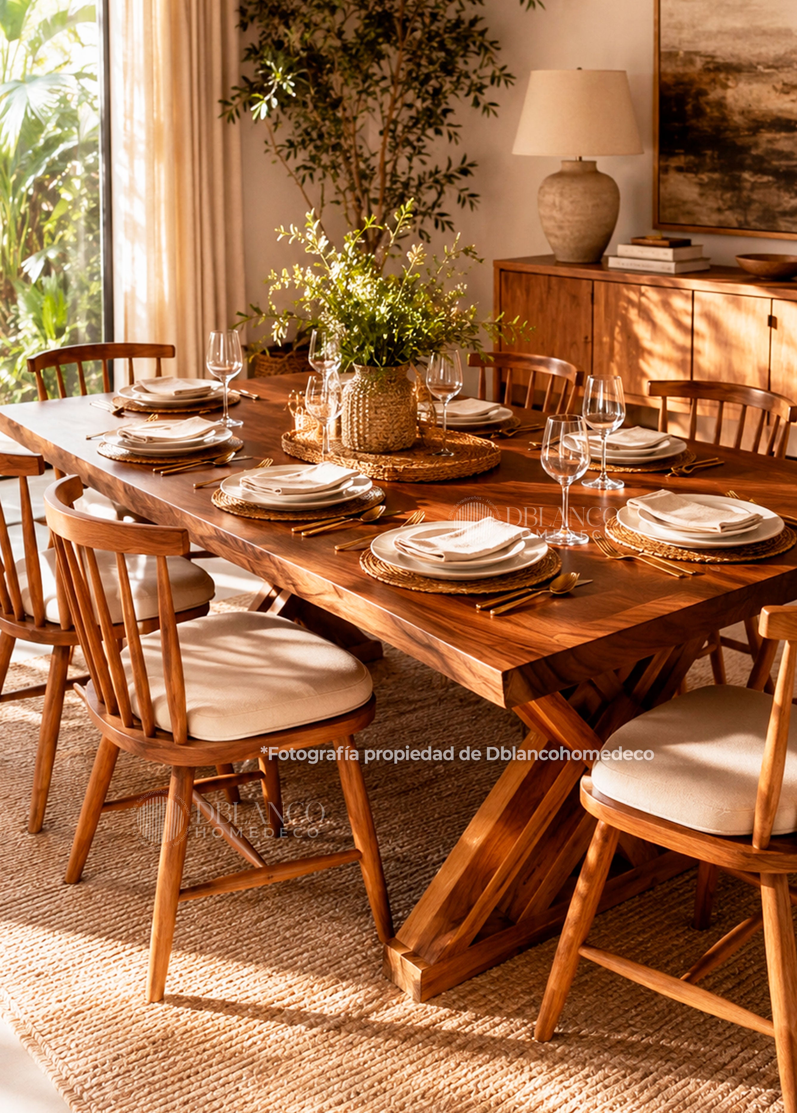 COMEDOR NATURAL CORTEZA, PIEZAS ÚNICAS (MESAS)