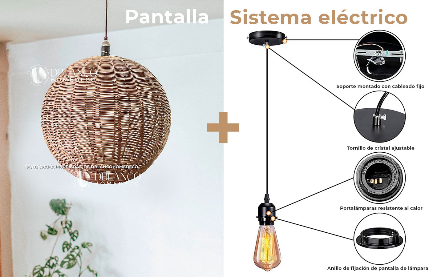 PANTALLA BALI REDONDA (LÁMPARA)