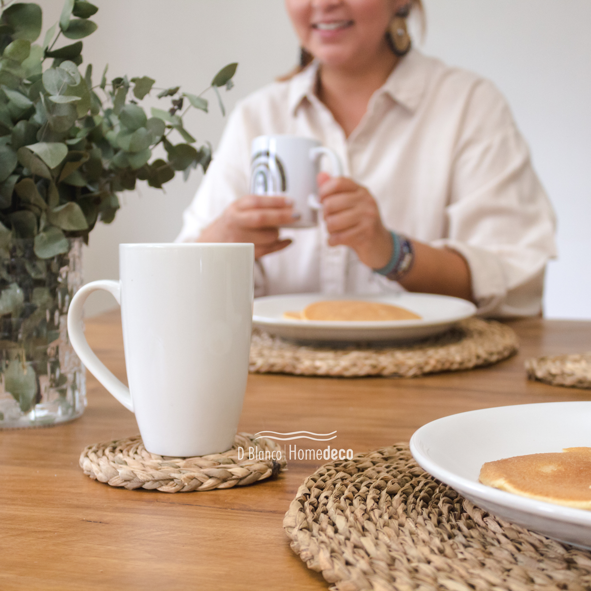 Set 4 Pz Porta Vaso Ribbed Svas Bianco In Fibra di Vetro e Argilla -  Bizzotto - FloralGarden