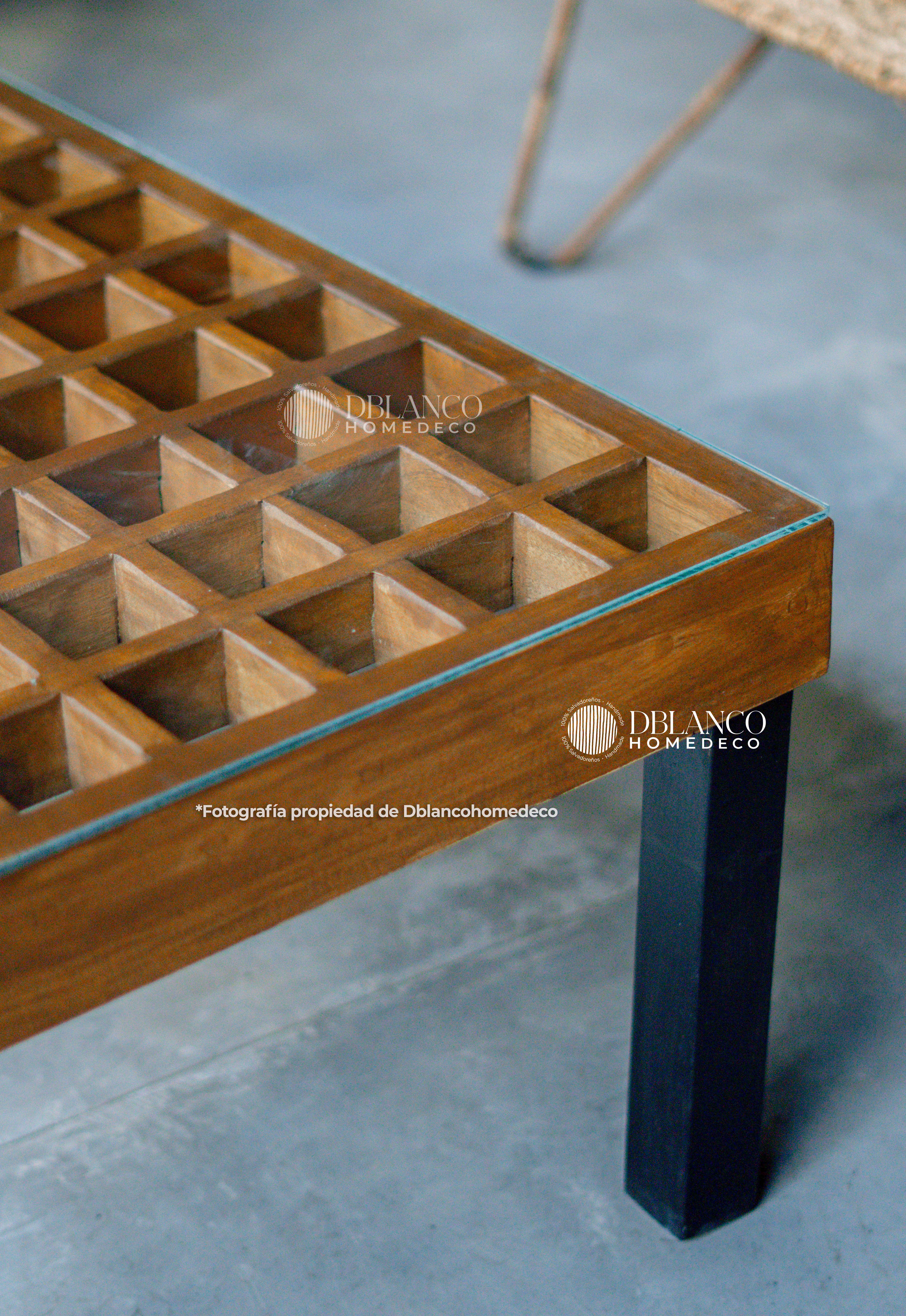 MESA FUSION GLASS AND WOOD