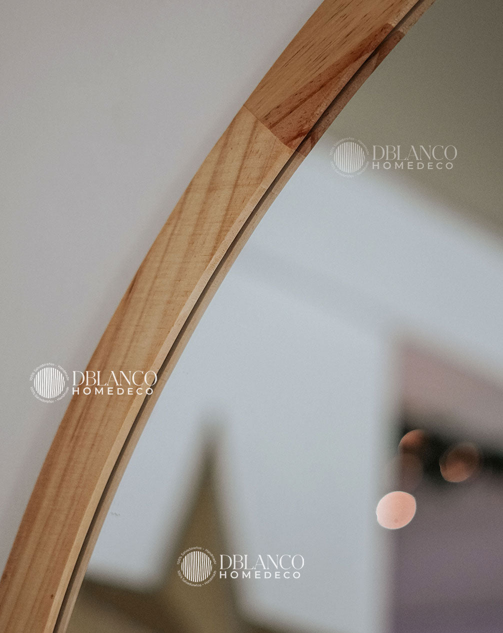 NATURAL ROUND MIRROR