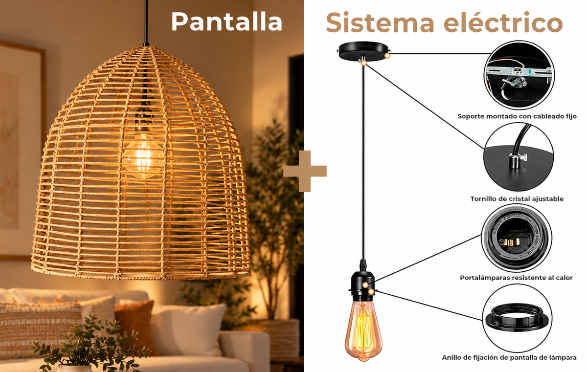 PANTALLA LORÉN ( LÁMPARA)