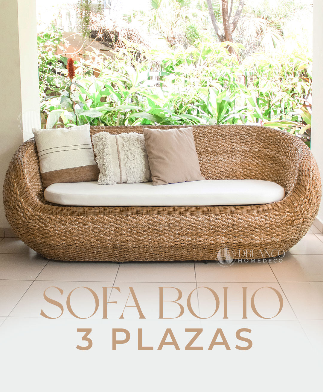 BOHO SOFA 3 PLAZAS