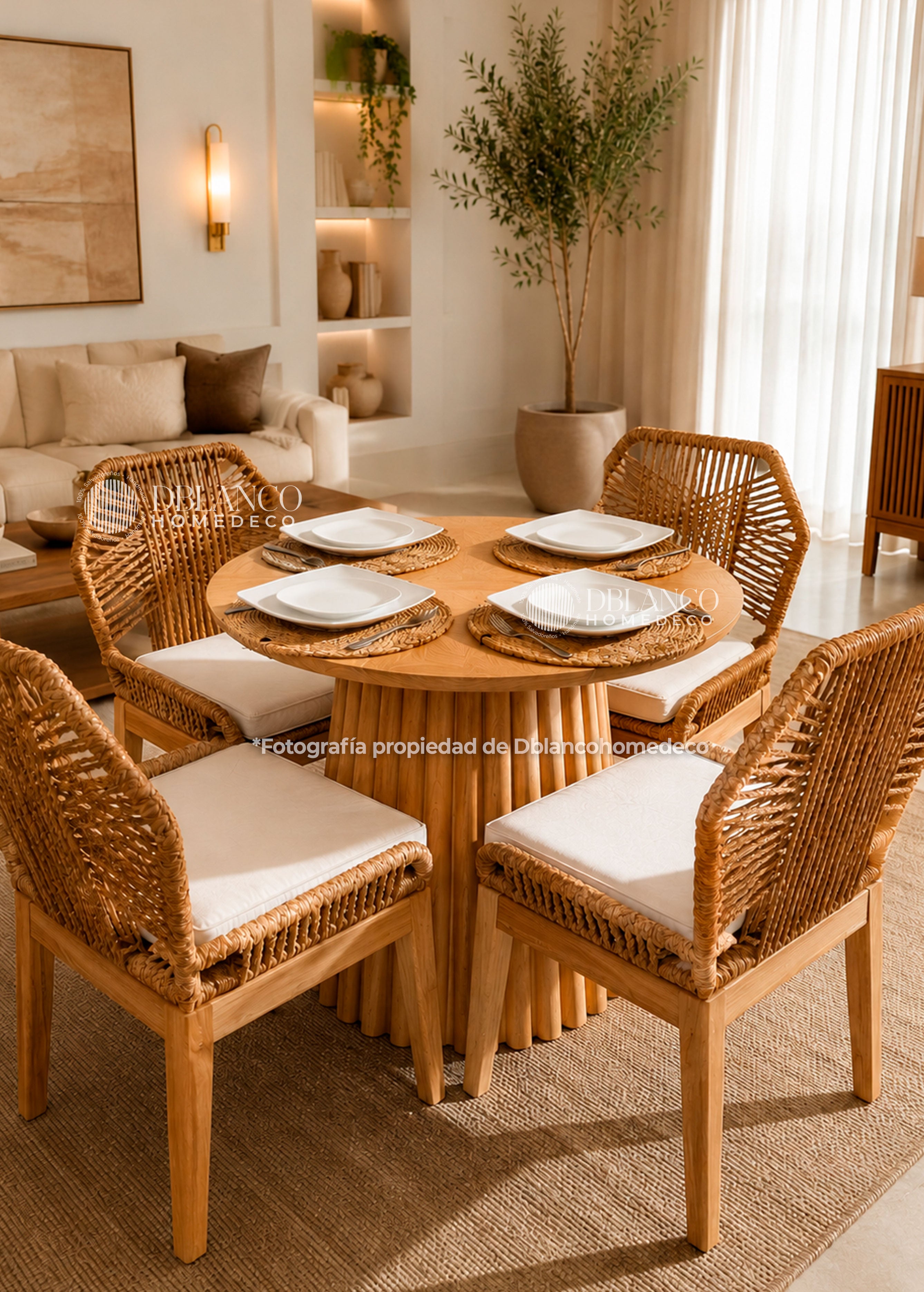 COMEDOR PLIZZE SOL (4 PERSONAS)
